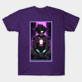 Anime Hero Power Meditation | Quality Anime Artwork | Anime Power Energy Meditation |  Manga Anime Art T-Shirt